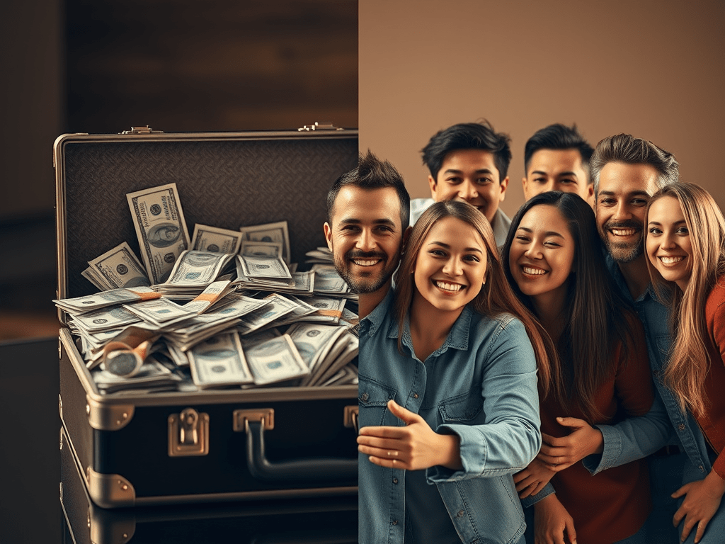 10 Million Dollars vs. Friendship for Life&nbsp;–